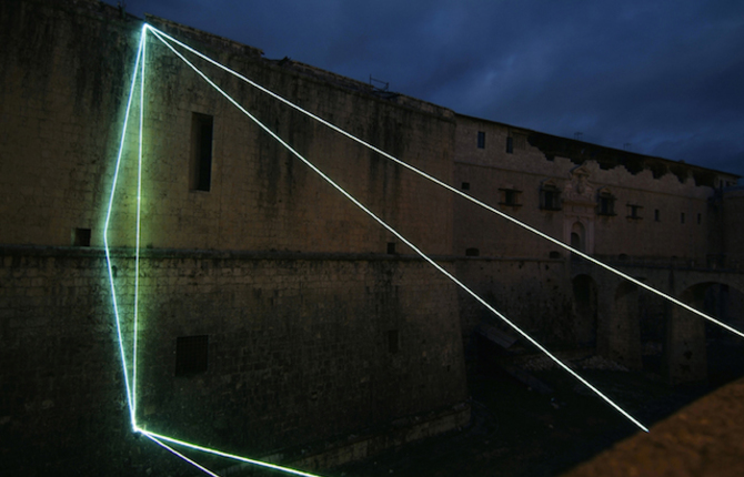 Light Installations by Carlo Bernardini