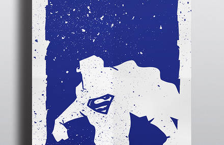 Silhouettes of DC Super Heroes