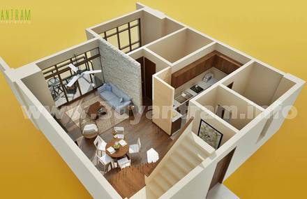 3D Floor Plan Architectural Animation