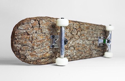 Natural Wooden Skateboard