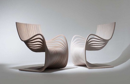 Wooden Curving Chair