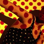 Stripes and Polka-Dots Projection Portraits-5