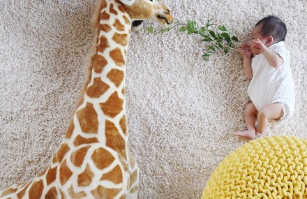 A Mom Stages Her Baby in Imaginative Scenes