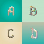 Alphabet Inspired by Monument Valley_0