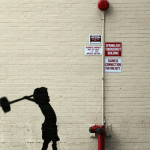 Banksy Street Art in Animated GIF1