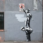 Banksy Street Art in Animated GIF_0