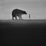 Black And White Watercolors Illustrations_2