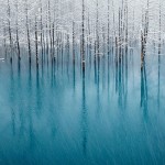 Blue Pond in Japan by Kent Shiraishi