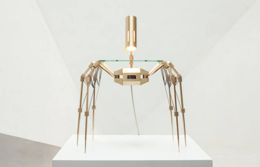 Spider Lamp and Side Table