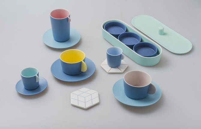 Colourful Tableware by Chi and Chi