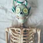 Fashionable Skeleton Girl Photography-00