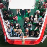 High-Angle Shot of People in a Boat-1