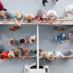 High-Angle Shot of People in a Boat-2