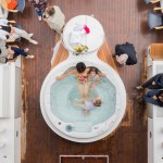 High-Angle Shot of People in a Boat-7