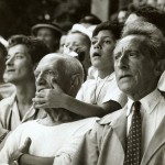 Picasso, his son and Cocteau by Brian Brake