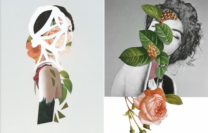 Collages Portraits by Rocio Montoya