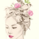 The Girl and The Birds Drawings-1