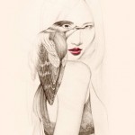 The Girl and The Birds Drawings-7