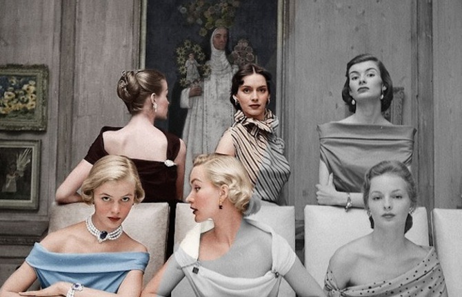 Black and White Photos Recolorized in GIF