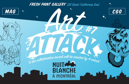 ART ATTACK #7 – Exquisite Corpse for Montreal’s Nuit Blanche