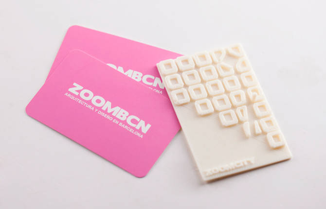 3D-Printed Business Cards