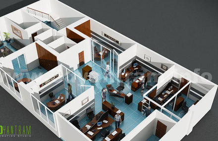 3D Floor Plan Animation