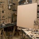 Artist Studio Made of Cardboard_3