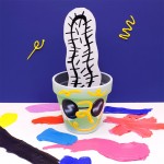 Crazy Faces Ceramic Vases-17