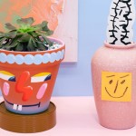 Crazy Faces Ceramic Vases-18