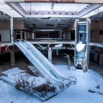 Deserted Mall Covered In Snow_1