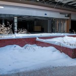 Deserted Mall Covered In Snow_9