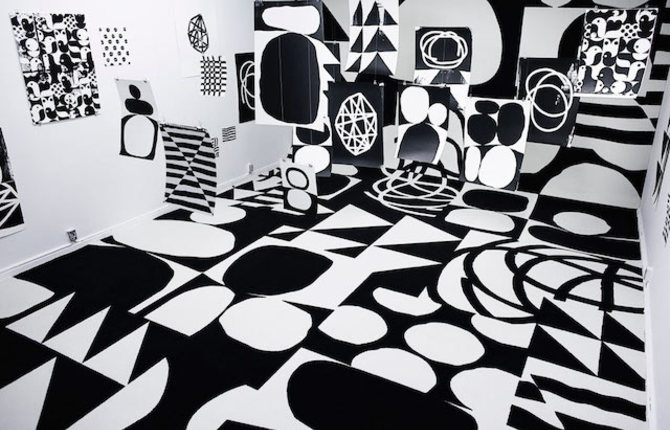Bold Black and White Exhibition