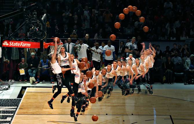 NBA Slam Dunk Contest Photography