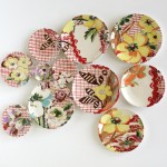 Painted Ceramic Plates Mosaic_2