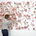 Painted Ceramic Plates Mosaic_3