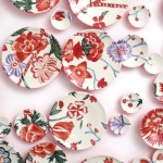 Painted Ceramic Plates Mosaic_4