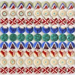 Painted Ceramic Plates Mosaic_5
