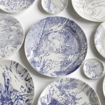Painted Ceramic Plates Mosaic_7