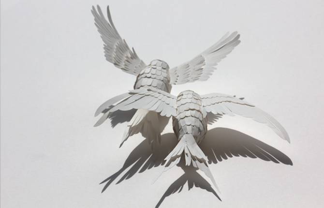 Paper Birds Set Design