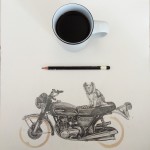 Pencil Drawings and Coffee Marks-12