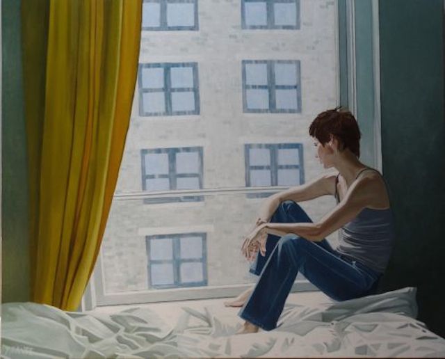 Pensive Women Paintings-11