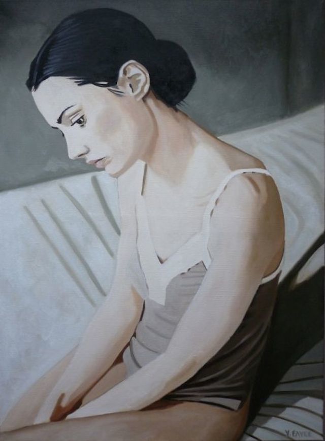 Pensive Women Paintings-5b