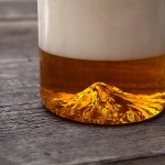 Pint Glass with a 3D Oregon Tallest Peak_0