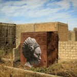 Portraits of African Female Warriors by Street Artist YZ_1