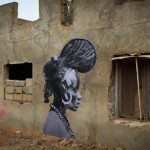 Portraits of African Female Warriors by Street Artist YZ_8