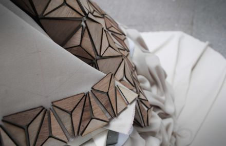 Sculptural Geometric Dress