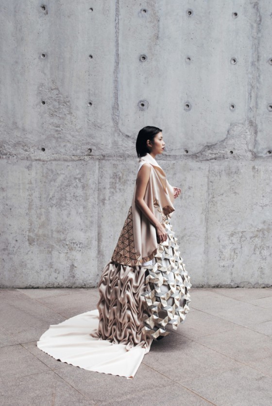 Sculptural Geometric Dress Media