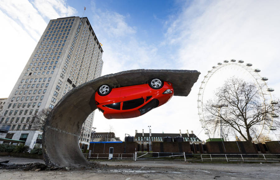 Vauxhall Motors Installation by Alex Chinneck