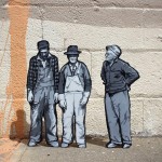 Miniature Wooden Figures in The Street_4