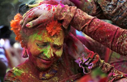 The Holi Colours Festival in India